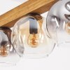 Ripoll hanging light, globe light, pendant light Ecru, black, 4-light sources