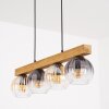 Koyoto hanging light, globe light, pendant light Ecru, black, 4-light sources
