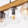 Koyoto hanging light, globe light, pendant light Ecru, black, 4-light sources