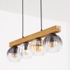 Koyoto hanging light, globe light, pendant light Ecru, black, 4-light sources