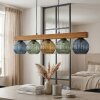 Koyoto hanging light, globe light, pendant light Ecru, black, 5-light sources