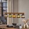 Koyoto hanging light, globe light, pendant light Ecru, black, 5-light sources