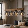 Ripoll hanging light, globe light, pendant light Ecru, black, 4-light sources