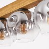 Ripoll hanging light, globe light, pendant light Ecru, black, 4-light sources