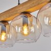 Koyoto hanging light, globe light, pendant light Ecru, black, 4-light sources