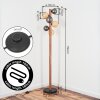 Lorin floor lamp LED dark brown, Ecru, black, 6-light sources