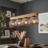 Ripoll hanging light, globe light, pendant light Ecru, black, 4-light sources