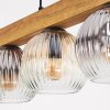 Ripoll hanging light, globe light, pendant light Ecru, black, 5-light sources