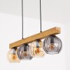 Koyoto hanging light, globe light, pendant light Ecru, black, 4-light sources