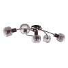 Globo KABU Ceiling Light copper, 5-light sources
