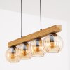 Koyoto hanging light, globe light, pendant light Ecru, black, 4-light sources