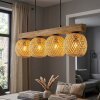Basto hanging light, globe light, pendant light Ecru, black, 4-light sources