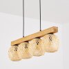 Basto hanging light, globe light, pendant light Ecru, black, 4-light sources