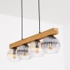 Koyoto hanging light, globe light, pendant light Ecru, black, 4-light sources