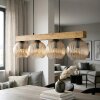 Koyoto hanging light, globe light, pendant light Ecru, black, 4-light sources