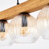 Koyoto hanging light, globe light, pendant light Ecru, black, 4-light sources