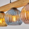 Koyoto hanging light, globe light, pendant light Ecru, black, 4-light sources