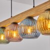 Koyoto hanging light, globe light, pendant light Ecru, black, 4-light sources