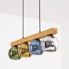 Koyoto hanging light, globe light, pendant light Ecru, black, 4-light sources