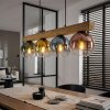 Koyoto hanging light, globe light, pendant light Ecru, black, 4-light sources