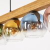 Koyoto hanging light, globe light, pendant light Ecru, black, 4-light sources
