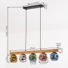 Ripoll hanging light, globe light, pendant light Ecru, black, 5-light sources