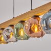 Ripoll hanging light, globe light, pendant light Ecru, black, 5-light sources