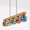 Ripoll hanging light, globe light, pendant light Ecru, black, 5-light sources