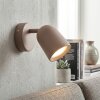 Lemak wall light, wall spotlight LED sand-coloured, 1-light source