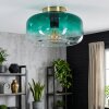 Boza ceiling light gold, black, 1-light source