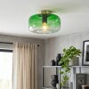 Boza ceiling light gold, black, 1-light source