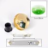 Boza ceiling light gold, black, 1-light source