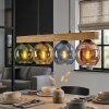 Koyoto hanging light, globe light, pendant light Ecru, black, 4-light sources