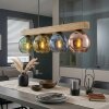 Koyoto hanging light, globe light, pendant light Ecru, black, 4-light sources