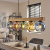 Ripoll hanging light, globe light, pendant light Ecru, black, 5-light sources
