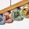 Ripoll hanging light, globe light, pendant light Ecru, black, 5-light sources