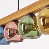 Koyoto hanging light, globe light, pendant light Ecru, black, 5-light sources