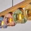 Koyoto hanging light, globe light, pendant light Ecru, black, 5-light sources