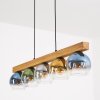 Koyoto hanging light, globe light, pendant light Ecru, black, 5-light sources
