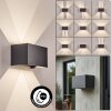 Tamarin outdoor wall light, Up & Down Light, wall light LED anthracite, 1-light source