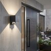 Almodofa outdoor wall light, Up & Down Light, wall light LED anthracite, 1-light source, Motion sensor