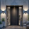 Almodofa outdoor wall light, Up & Down Light, wall light LED anthracite, 1-light source, Motion sensor