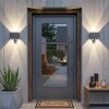 Almodofa outdoor wall light, Up & Down Light, wall light LED anthracite, 1-light source, Motion sensor