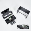 Almodofa outdoor wall light, Up & Down Light, wall light LED anthracite, 1-light source, Motion sensor