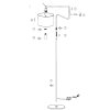 Steinhauer lights Linstrom floor lamp black