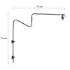 Steinhauer lights Linstrom wall light black