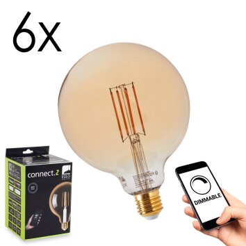 E27 LED 6 Watt warm white dimmable 650 Lumen