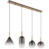 Globo lighting Elisabeth hanging light brass, 4-light sources