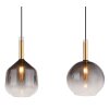 Globo lighting Elisabeth hanging light brass, 4-light sources