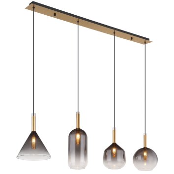 Globo lighting Elisabeth hanging light brass, 4-light sources